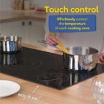 RUSSELL HOBBS RH90EH7011 90 cm Electric Ceramic Hob - Black - Image 6
