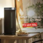 RUSSELL HOBBS RHCTH2001S Portable Ceramic Fan Heater - Black and Silver - Image 9