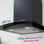 RUSSELL HOBBS RHGCH601B Chimney Cooker Hood - Black - Image 6