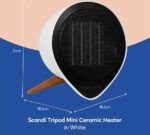 RUSSELL HOBBS RHMCH1009-SCA Ceramic Fan Heater - White - Image 9