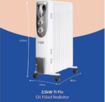 RUSSELL HOBBS RHOFR1106 Portable Oil-Filled Radiator - White - Image 8