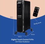 RUSSELL HOBBS RHOFR2521B-D Portable Oil-Filled Radiator - Black - Image 8