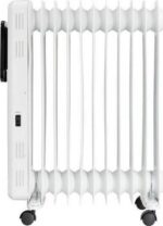 RUSSELL HOBBS RHOFR2521-D Portable Oil-Filled Radiator - White - Image 3