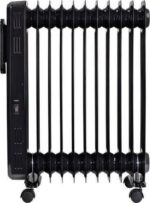 RUSSELL HOBBS RHOFR2521B-D Portable Oil-Filled Radiator - Black - Image 3