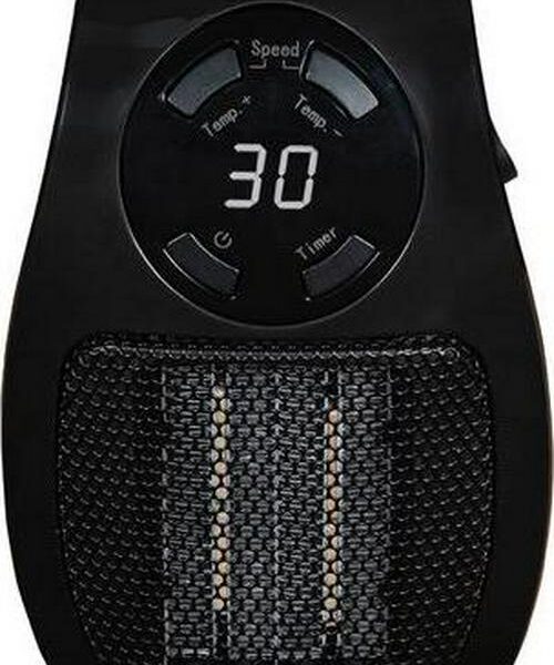 RUSSELL HOBBS RHPH2001B Portable Ceramic Plug Fan Heater - Black