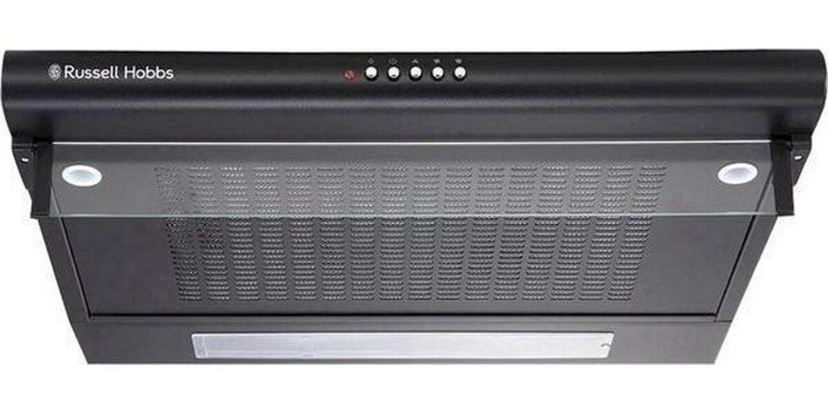RUSSELL HOBBS RHVSRCH602B-M Canopy Cooker Hood - Black - Image 1