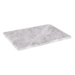 Rectangle Marble Chopping Board Rustic Dining Place Setting 30 x 20cm Grey
