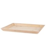 Rectangular Eco-Friendly Bamboo Tray Centrepiece / Portable Tray 33cm Brown