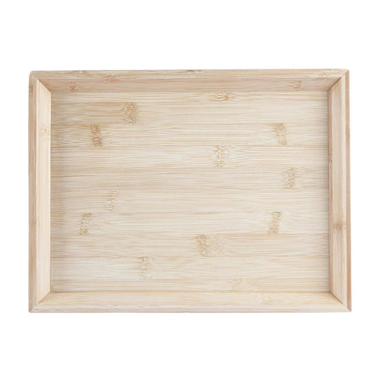 Rectangular Eco-Friendly Bamboo Tray Centrepiece / Portable Tray 33cm Brown - Image 5