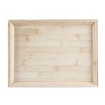Rectangular Eco-Friendly Bamboo Tray Centrepiece / Portable Tray 33cm Brown - Image 5