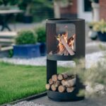 RedFire Buffalo Wood Burning Fire Pit with Wood Storage - Image 5