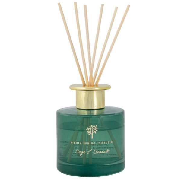 Reed Diffuser Luxury Home Bathroom Fragrance Perfume 200ml Sage and Seasalt