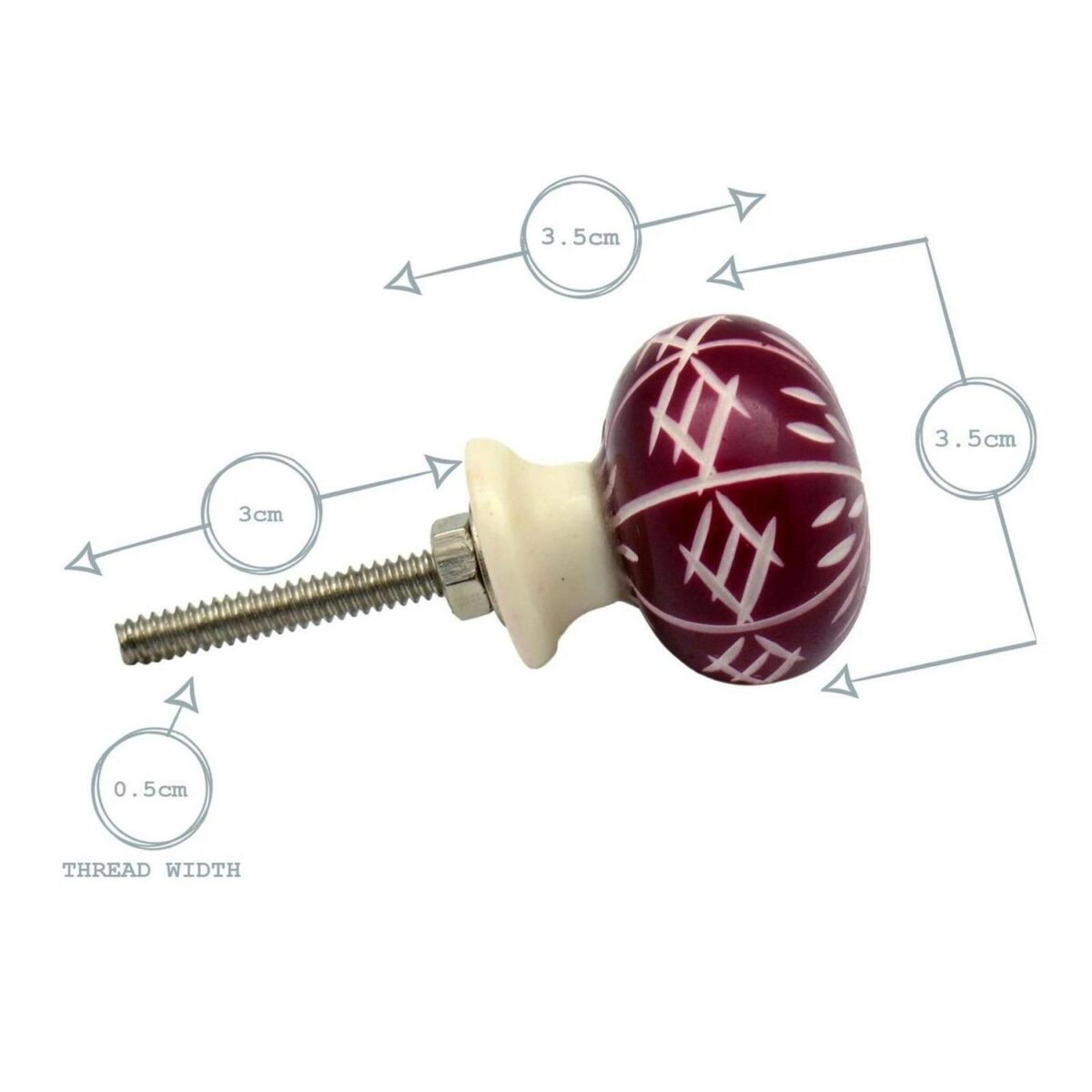 Resin Cabinet Knob V f278f011dc7cfb92d33dfe4b68901f7e