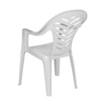 Resol 4x Palma Garden Dining Chairs Outdoor Patio Furniture White - Image 8
