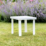 Resol 6x Andorra Garden Side Tables Outdoor Furniture White - Image 4