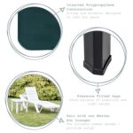 Resol 6x Andorra Garden Side Tables Outdoor Furniture White - Image 2