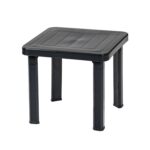 Resol Andorra Garden Side Table Outdoor Furniture Grey