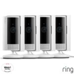 Ring Wired Indoor Camera 4 Pack in White