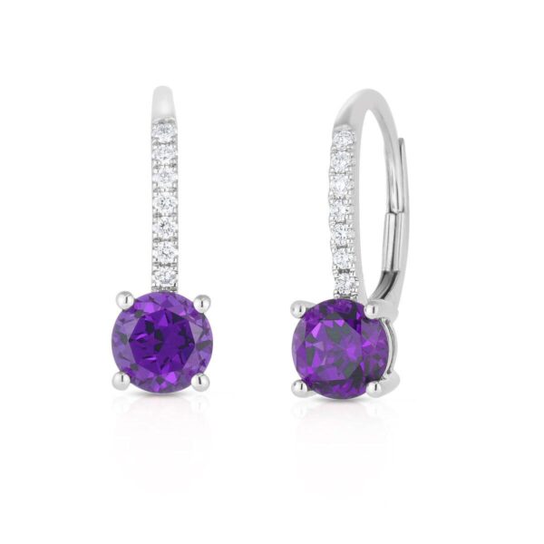 Round Cut Amethyst a 89ead7f236474b19a77bfcf49914db97