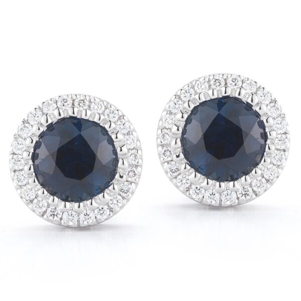 Round Cut Blue Sapph cc349647fb0d9a8ce04b8e20a396dcae