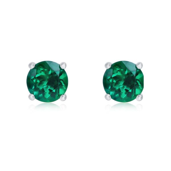 Round Cut Lab Emeral 68ea0d05bffb52e95ae3ff5f31e60468