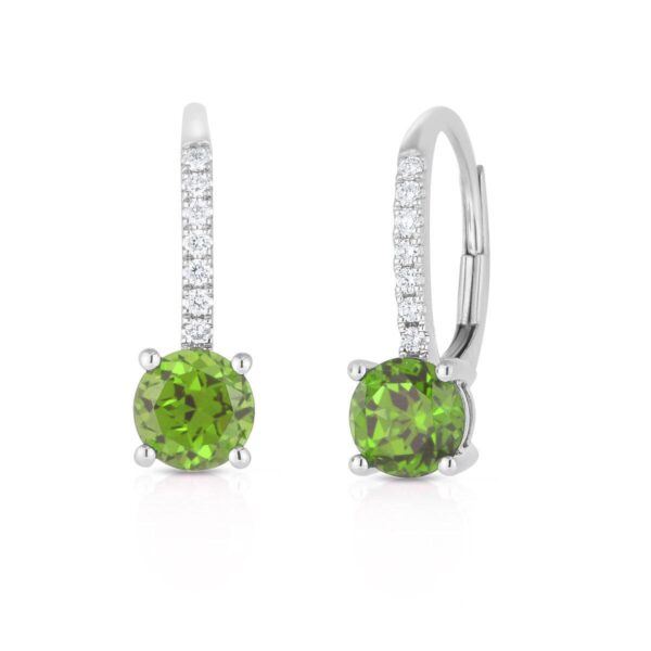 Round Cut Peridot an e8fef3b24387d846fba4a34445bcd549