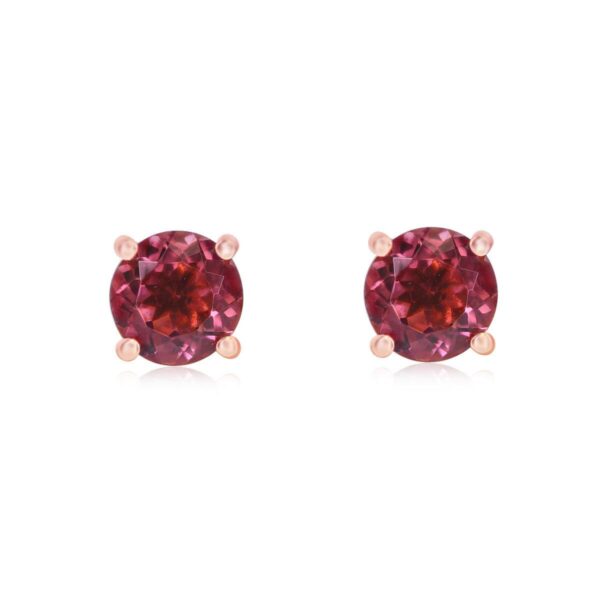 Round Cut Pink Tourm e8555876749ac920774f258f317d05a4