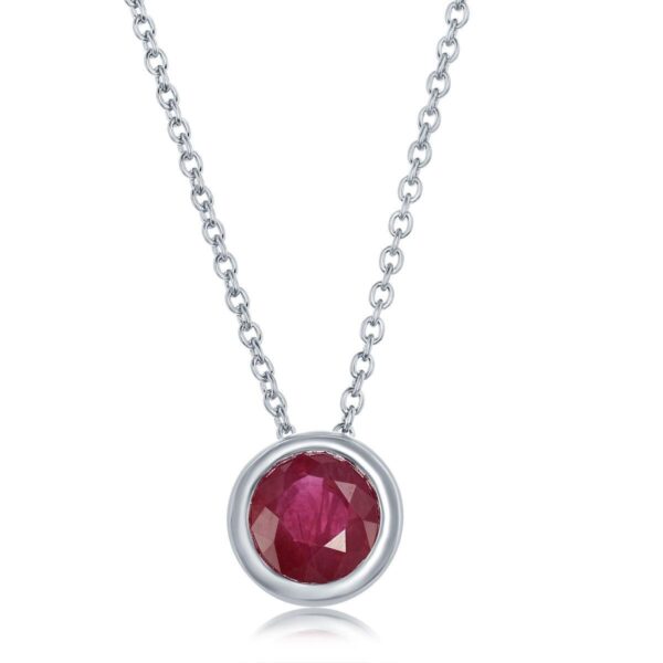 Round Cut Ruby Penda 57c846298b2254a5f6b6d336c3c62423