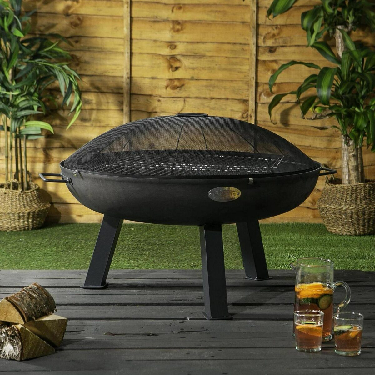 Round Fire Pit Grill 617cc828781b5b01d3682e4f5944e64c