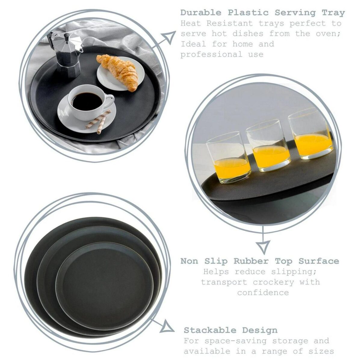 Round Non Slip Servi 54dd55296dac12489557a15017ffe682