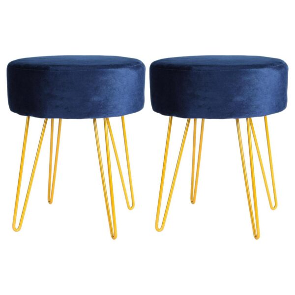 Round Velvet Footsto ce96cd775c01605490cbf1b7bc74d062