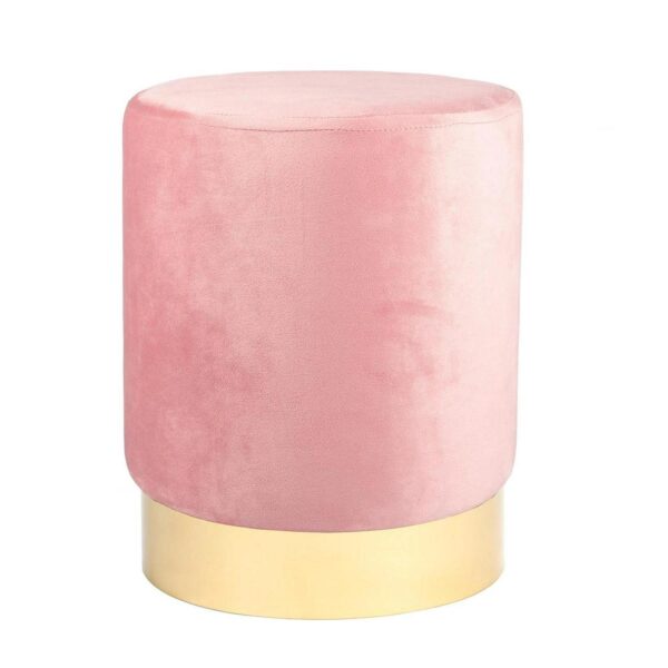Round Velvet Pouffe 17e0692218d4cf9f5db39f50b02749a5