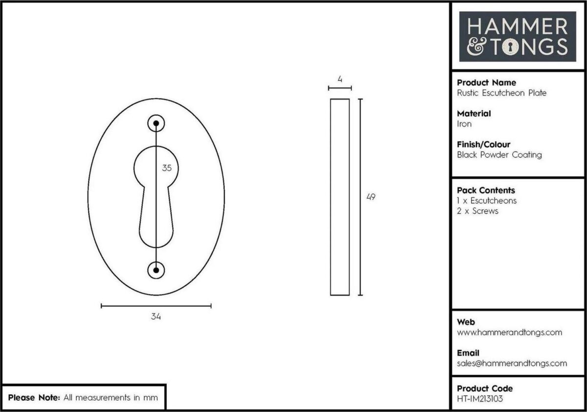 Rustic Escutcheon Pl 68d2cc2af6f3c6526aa330b8003859bf