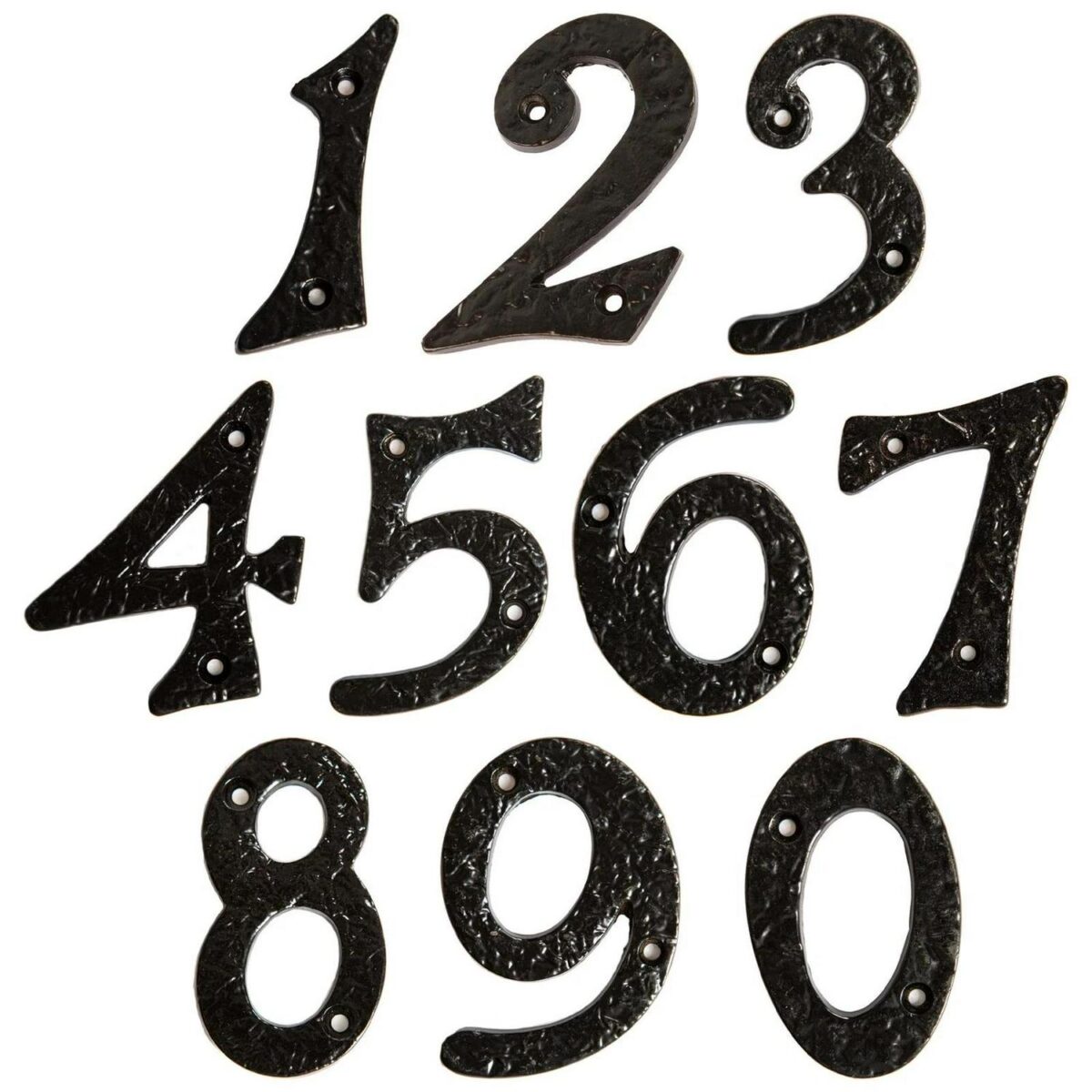 Rustic Iron Numeral 0a21451243c752d242e57d77e3f96b07