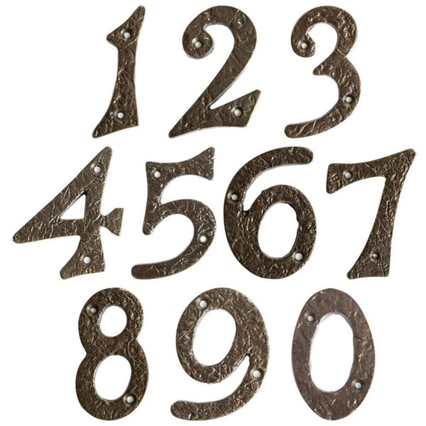 Rustic Iron Numeral 95972660bdc60a61c755a4aceb8adc7b