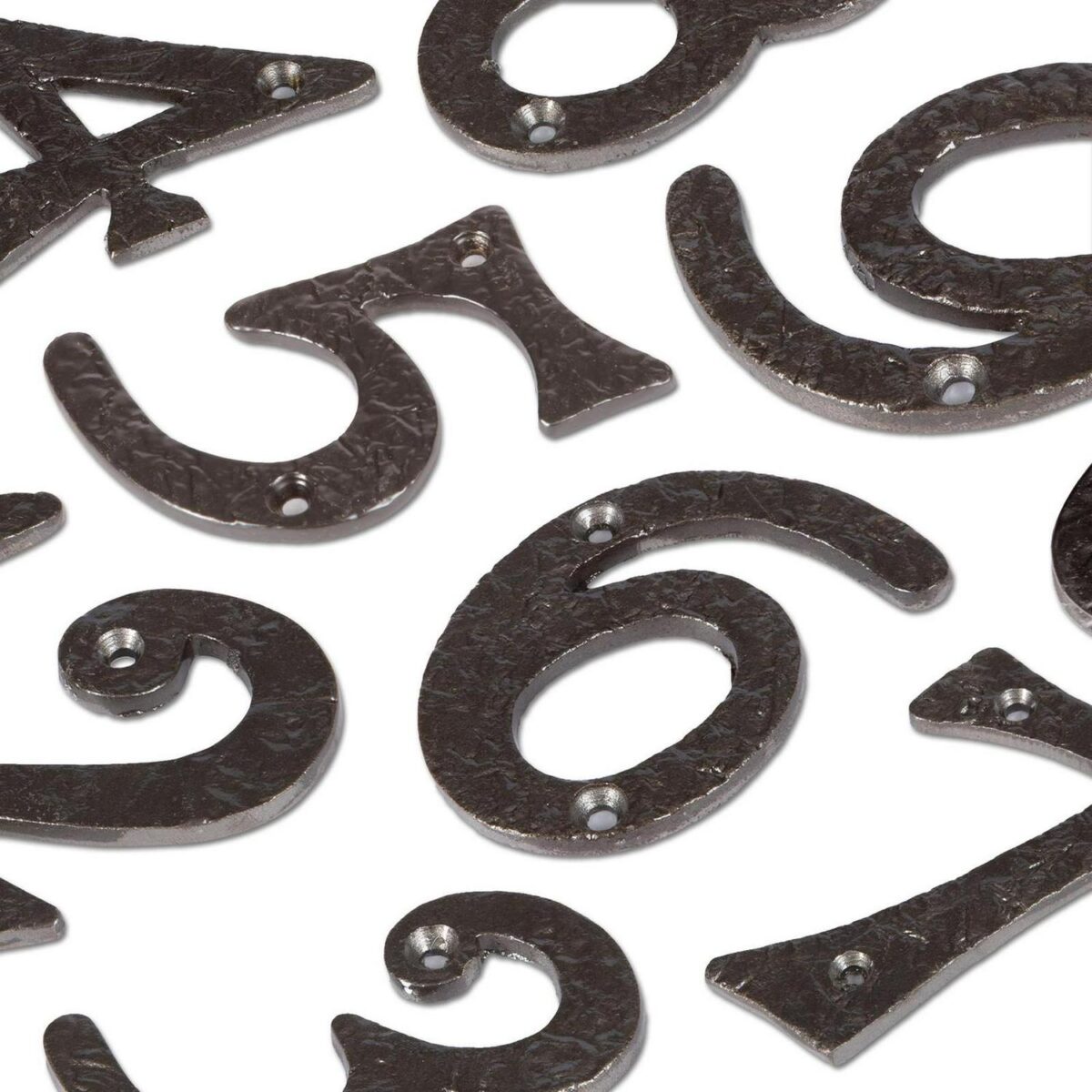 Rustic Iron Numeral a80c69a5fd60921d7cabf6f72049c86b