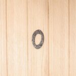 Rustic Iron Numeral - Number 0 Cast Iron Antique House Door Sign H80mm Raw - Image 4