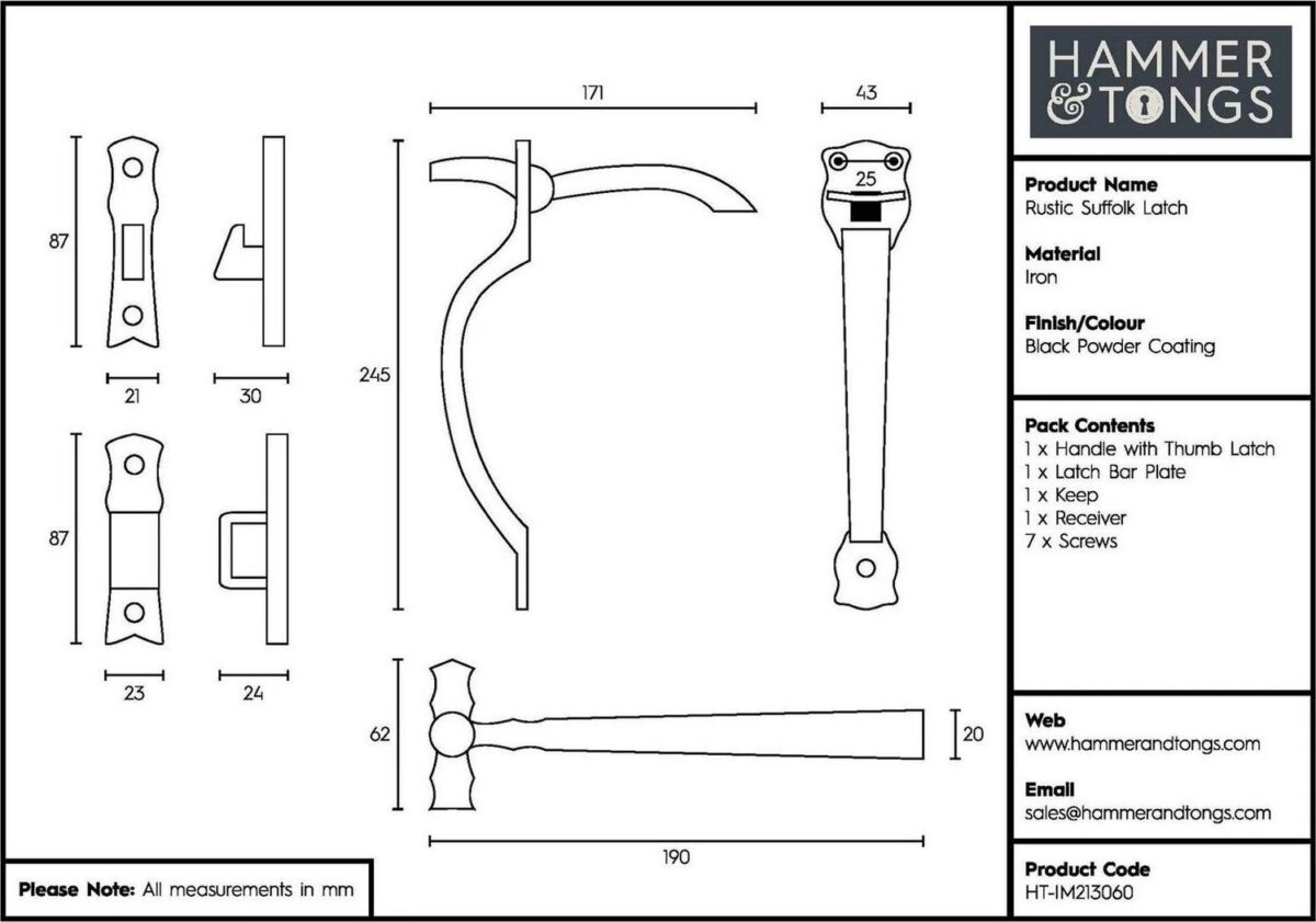Rustic Suffolk Latch bb551d1191bfad508e6f7c497c29050d