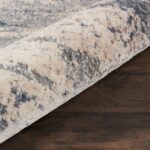 Rustic Textures Rustic Beige and Grey Circle Rug, 160cm - Image 4