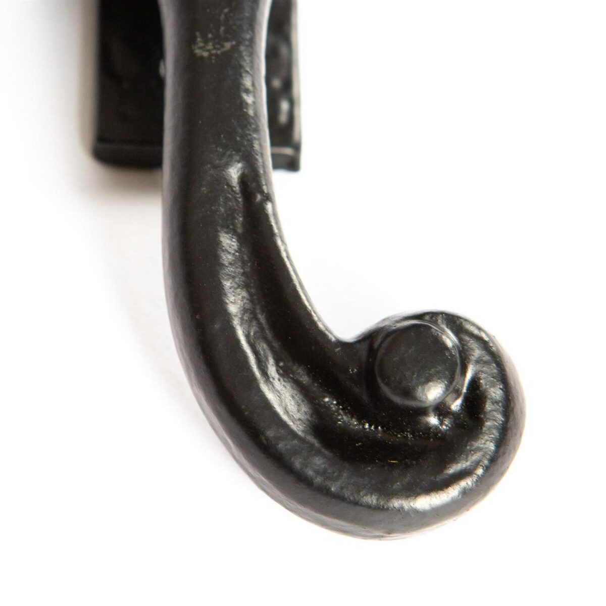 Rustic Window Fastener - Right Handed Cast Iron Antique W45mm x H110mm Black - Image 2