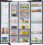 SAMSUNG 8 Series SpaceMax RS68A884CB1/EU American-Style Smart Fridge Freezer - Black Stainless Steel - Image 5