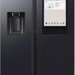 SAMSUNG Bespoke AI Family Hub RS90F66BEFEU American-Style Fridge Freezer - Black