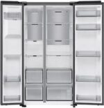 SAMSUNG Bespoke AI Series 7 RS70F66KCTEU American-Style Fridge Freezer - Silver - Image 10