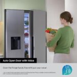 SAMSUNG Bespoke AI Series 8 RS80F66KBFEU American-Style Fridge Freezer - Black - Image 4