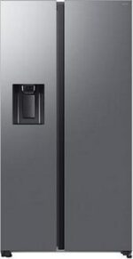 SAMSUNG Bespoke AI Series 7 RS70F66KCTEU American-Style Fridge Freezer - Silver
