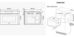 SAMSUNG Bespoke Series 4 NQ5B4553FBK/U4 Built-in Compact Combination Microwave - Black Glass - Image 10