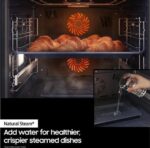 SAMSUNG Bespoke Series 4 NV7B41307AK/U4 Electric Pyrolytic Smart Oven - Black Glass - Image 4