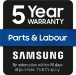 SAMSUNG Bespoke Series 4 NQ5B4553FBK/U4 Built-in Compact Combination Microwave - Black Glass - Image 4