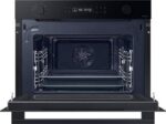 SAMSUNG Bespoke Series 4 NQ5B4553FBK/U4 Built-in Compact Combination Microwave - Black Glass - Image 2