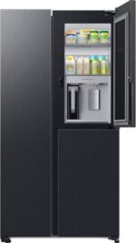 SAMSUNG Beverage Center RH69DG893EB1EU American-Style Smart Fridge Freezer - Black
